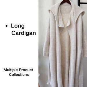 Women's Knitted Long Cardigan Fall and Winter New Korean Loose Temperament Outerwear