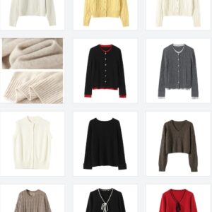 Long-term Best-selling Traditional style Knitted Wool/Cashmere Sweater Cardigan Comfortable Decent